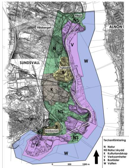 2.9.3.2 Fördjupad översiktsplan Tunadal-Korsta-Ortviken Området Tunadal-Korsta-Ortviken har strategisk betydelse för utvecklingen av näringslivet i kommunen och regionen.