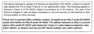 6. Regler och föreskrifter EN 55022 Compliance (Czech Republic Only) Polish Center for Testing and Certification Notice The equipment should draw power from a socket with an attached protection