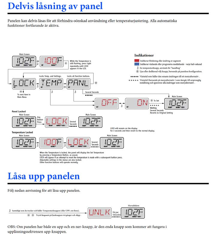 DELVIS LÅSNING AV