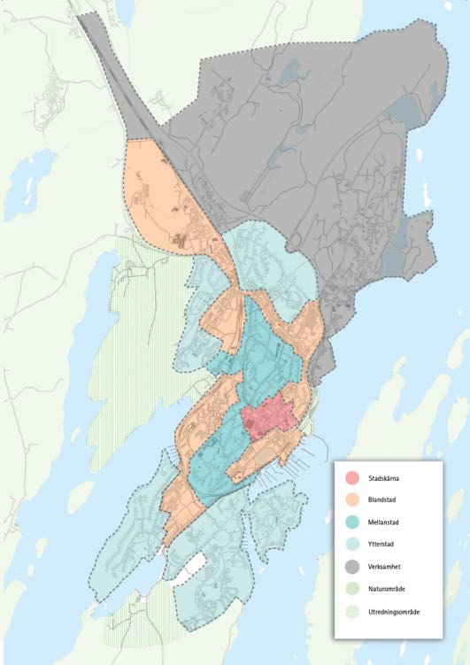 Strategier Markanvändningsstrategi/Spelplan Vid planläggning, markförsäljning med