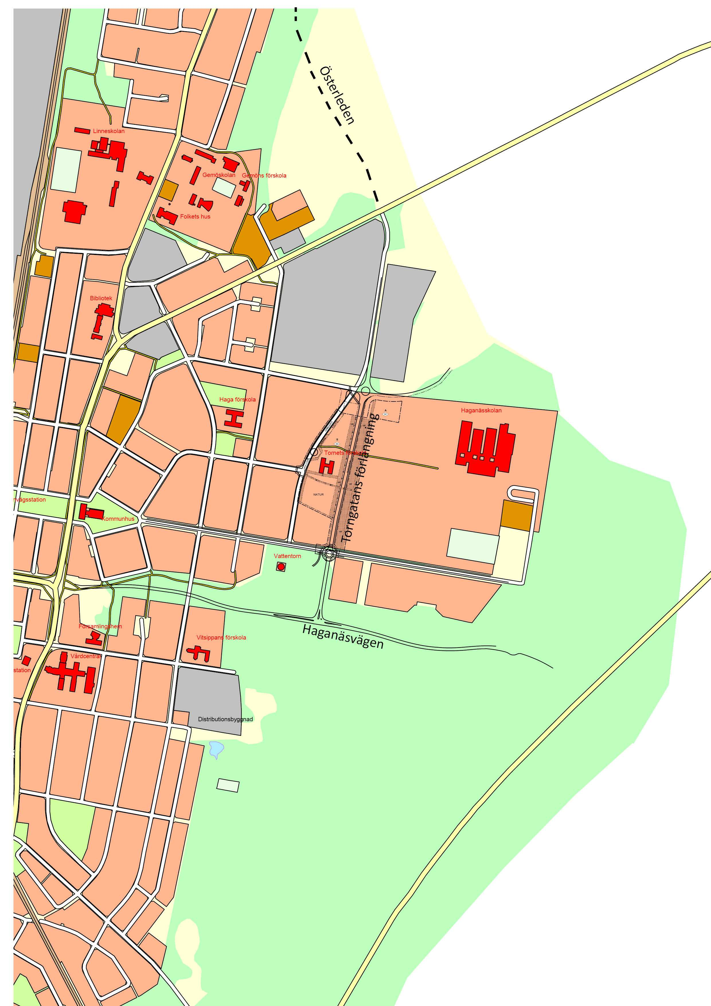 FÖRUTSÄTTNINGAR OCH FÖRÄNDRINGAR Mark och vegetation Marken i området är kuperad och består av skogs- och före detta betesmarker. Höjderna varierar i dag mellan +143 och +153 m.