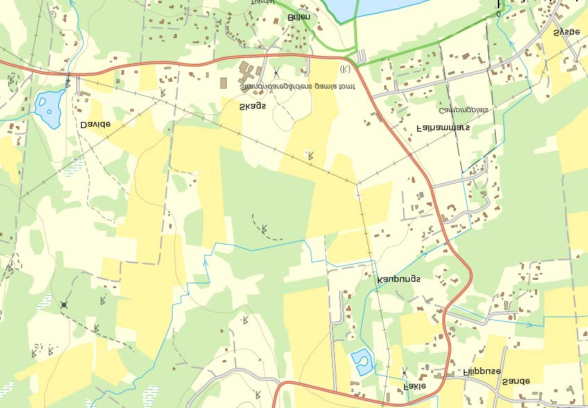 Bilaga till Länsstyrelsens i Gotlands län lokala trafikföreskrifter, dnr 258-1785-16 Enskild väg 19927.1 till Sande-Bengts Väg 559 Lantmäteriet Enskild väg 19849.1 till Sysne 1 På väg 559 mellan 1.