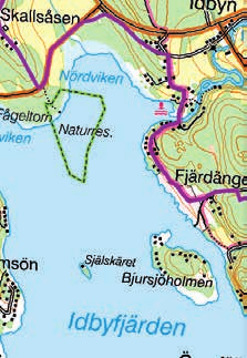 Stranneberget Innan du kommer till Stranneberget har du möjlighet att välja väg.