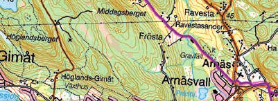 Kyrkan i Arnäs är uppförd på samma plats som den gamla 1300-tals kyrkan och invigdes 1784.