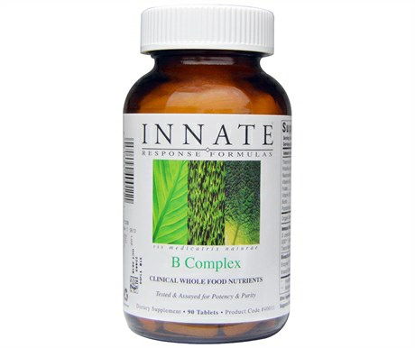 Hormonelle B Complex 90 tabl Innate Response B Complex från Innate Response är ett balanserat spektrum av alla åtta b vitaminerna. De behövs för nervsystemet, hud, hår och naglar bland annat.