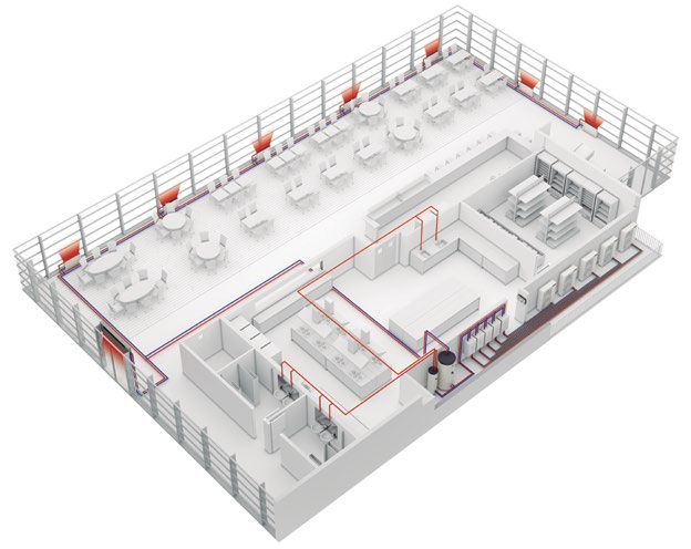 NYHET / Luft/vatten-värmepumpar Restaurang med Aquarea Om du söker efter besparingar för ditt företag är Aquarea rätt val!