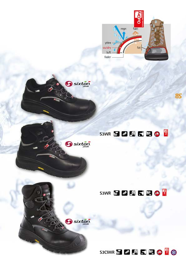 - det är på insidan du märker skillnaden OutDry är en italiensk innovativ teknologi för vatten täta skor med andasfunktion.