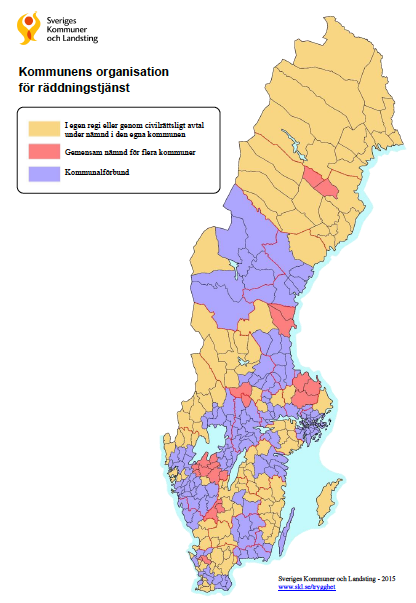 Den vanligaste organisationsmodellen för samverkan inom räddningstjänst är idag kommunalförbund.