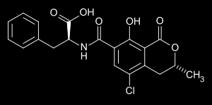 är låg har inga metaboliter detekterats (Mathur et al., 1976; Kiessling et al., 1984; Westlake et al., 1987b; Upadhaya et al., 2009). Figur 3. Struktur av aflatoxin B 1.