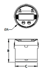 Ovalhjulsmätare IOG ½ 1 7 (11) Konstruktionsmaterial Anslutning Hus Lock Axel Kugghjul Lager Magnet O-ring Skruvar Graphalloy ½ 606 Al 6061 Al Vectra (LCP) Viton Graphalloy Alnico Aslaf ¾ 606 Al 6061