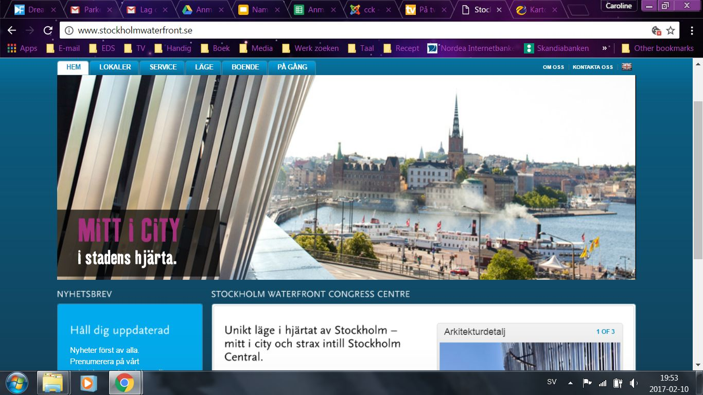 verkade lovande Stockholm Waterfront Congress Centre är möjligheternas mötesplats.