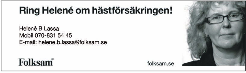 HÄNT SEN SIST Bergsåker 11 november Erik Perssons Mystic Love fick ett bra lopp i draget av Tomas Petters son och avgjorde säkert över upploppet.