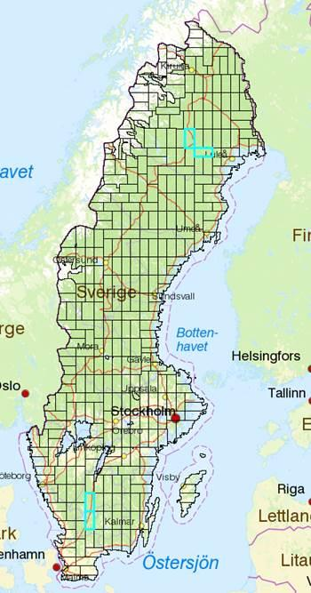 De fältdata som nyttjades för produktionen av kartdatabasen samlades in av riksskogstaxeringen mellan åren 2009-2013 genom systematiska fältmätningar inom cirkulära provytor, där varje provyta hade