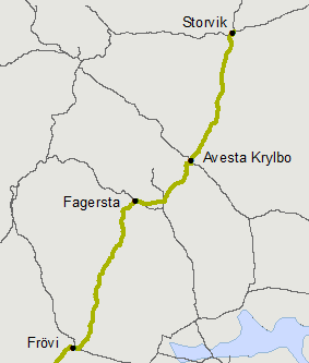 Godsstråket genom Bergslagen Örebro - Frövi uppspår km 225+135-249+567 och 267+428-267+687 samt nedspår