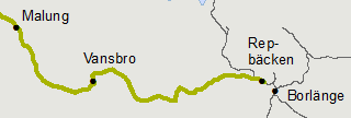 Västerdalsbanan Repbäcken-Rågsved, km 29+622-162+119