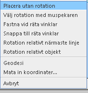 Nu kan du dra din text till sin rätta plats i kartan. Om du ser att färg eller storlek är fel, tryck <Esc> för att avbryta och ändra egenskaperna för texten.