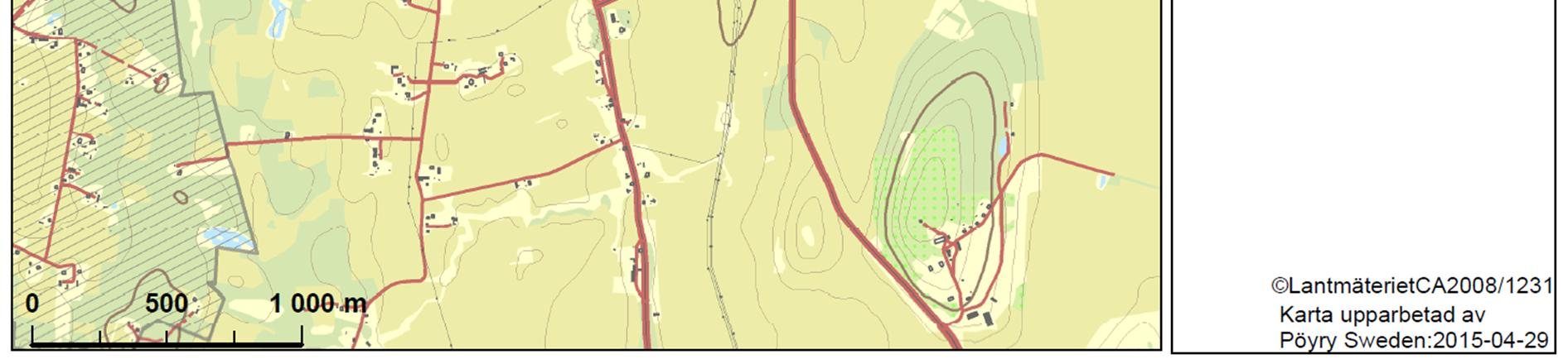 Några alternativa ledningssträckningar har därför inte studerats ingående i val av sträckning. 3.3.2 Alternativ utformning Ledningen skulle kunna utformas som luftledning.