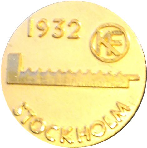 6.12 KF Stockholm 1932, ett märke av en serie av