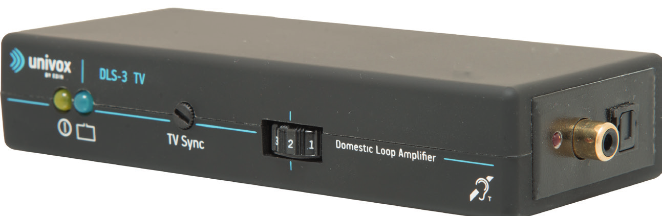 Univox DLS-3 TV Slingförstärkare med kudde/soffslinga och