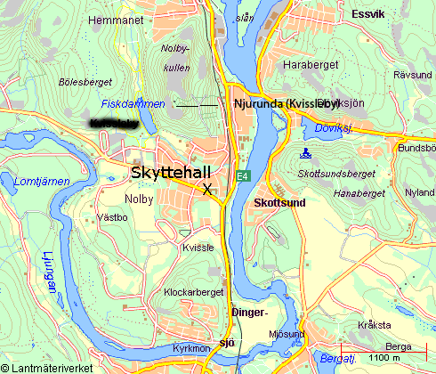 Vägbeskrivning Kommande från norr Kör E4 söderut förbi Sundsvall Kör genom Njurunda/Kvissleby (E4) Efter cirka 500 meter tag höger mot Nolby/Matfors Efter cirka 300 finns en större byggnad på höger