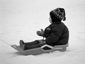 P Ta bilder på människor mot snöbakgrund (Snö) För klara bilder med naturliga färger av