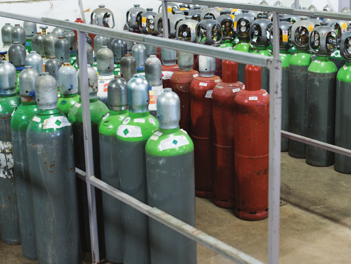 Förebyggande åtgärder Förebyggande åtgärder som bör vidtas för att förhindra brand/explosion där gasflaskor är inblandade.