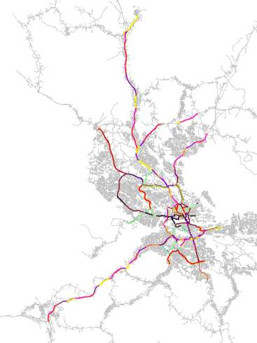 Restidsinsamling Stockholm, Göteborg, Malmö Kamerasystem, Radar, Slingor, FCD Används i realtid för trafikledning Historik används för att visa trender gällande restider, medelhastigheter, trängsel,