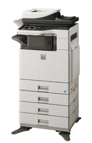 Specifikationer MX-C382SC Digitalt multifunktionssystem med fullfärgskapacitet Allmänt Hastighet (max) Färg och svartvitt 38 utskr/min / kop/min Pappersformat Max A4, minst A5 Pappersvikt Magasin: 60