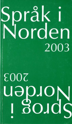 Sprog i Norden Titel: Forfatter: Kilde: URL: Ny språklag i Finland Mikael Reuter Sprog i Norden, 2003, s. 105-116 http://ojs.statsbiblioteket.dk/index.