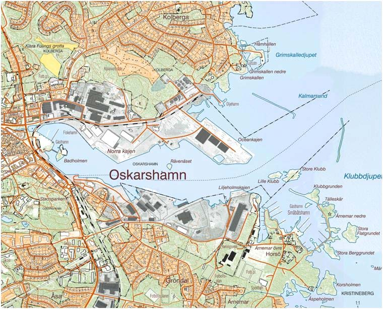 1 Inledning Sedimenten i Oskarshamns hamn är förorenade i huvudsak på grund av historiska utsläpp från industriella verksamheter som förekommit i hamnområdet.