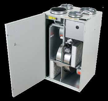 2 Värmeåtervinningsaggregat RDAS Tekniska data Värmeåtervinningsaggregat RDAS Värmeåtervinningsaggregat RDAS har en roterande värmeväxlare med steglös varvtalsreglering.