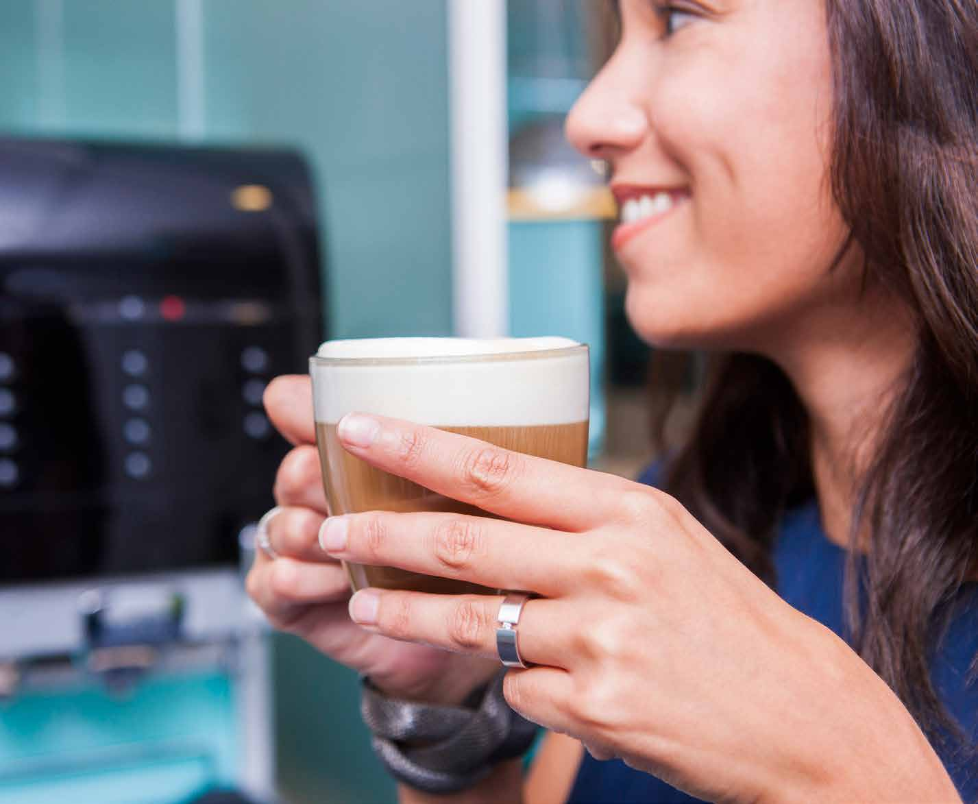 Goda smaker Goda lösningar Färskhet är grundtanken med Cafitesse kaffe Kaffenjutning, helt enkelt Välj, tryck och så är kaffet färdigt Maskinens