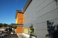 id 132559 ) Produkt: CEMENTMOOD Cembrit Flint och Cembrit Pearl Arkitekt: PP Arkitekter AB / a och d arkitektkontor AB Entreprenör: Cobab Sverige AB Byggår: 2014 Adress: Gustav Adolfs väg Ort: