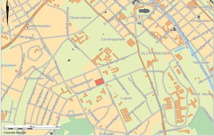 PLANDATA Geografiskt läge och areal Fastigheten Kåbo 24:11 ligger i korsningen