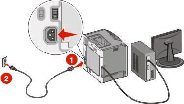 Ansluter via en USB-kabel USB-installation och anslutning 1 Sätt i cd-skivan Programvara och dokumentation. 2 Klicka på Install (Installera). 3 Klicka på Agree (Accepterar).