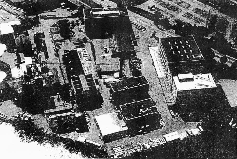 Nitrolackfabrik, 1944 Ångpannecentral, 1944-45 Nya färgfabriken, 1953-54,1964