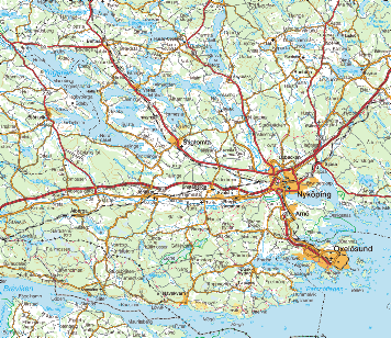 Värdefull landskapsbild Svärta; värdefull kultur- och naturmiljö Sjösaskogen; Natura 2000 Tystberga; ökad bullerexponering, vattentäkt inen; sse Fjällmossen; riksintresse natur Ålberga; boendemiljö