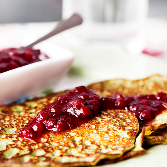 grönsaksplock Recept 4: Recept 5: Karl Alfred-plättar med rårörda lingon