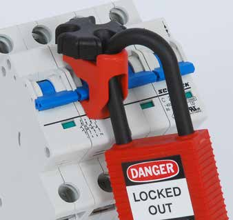 Lås för el Automatsäkringar Lås för el Automatsäkringar Smidig och säker elbrytning Master Lock pin-lås
