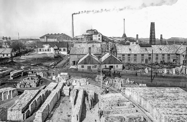 1920. Anrikningsverket. Fabrik V till höger.