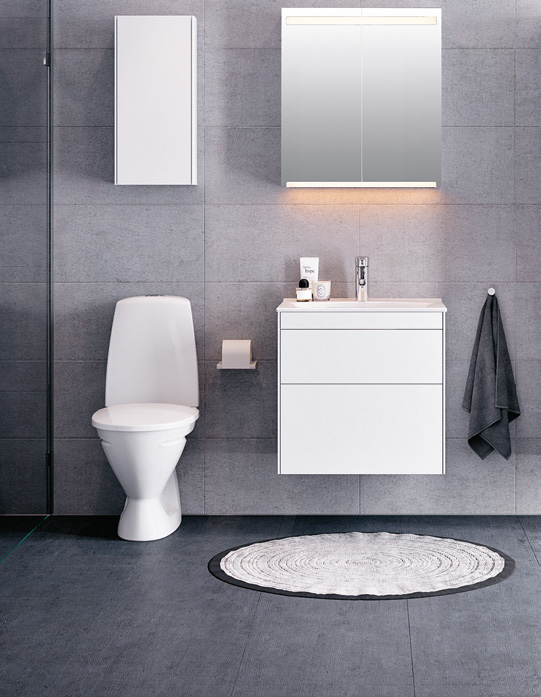 TVÄTTSTÄLL Ifö Sense underskåp SU, 60 cm, V2, 5 573 kr Ifö Sense tvättställ 15402, 60 cm, 2 783 kr Ifö Sense överskåp SOS30, vit, 1 907 kr Ifö
