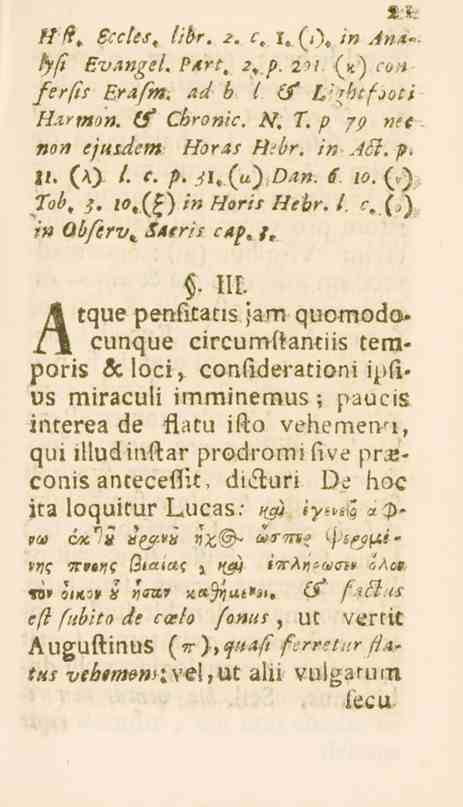 21 H'-fi, Sccles, lib-r. 2. c, r, (<% in Anafyft Evangel. Part, 2, 2?/- />. f«) ec>.-i ferfts Erafm. ad b l &'' V^htfsoti Harmon. (f Chronic. N, T. p jp nee- -1,0» e/«h^e«_t Horas Hrbr. in AB.p, tl.