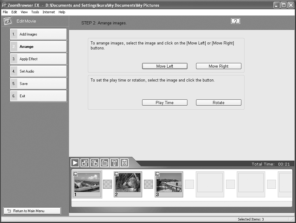 Windows Redigera video 37 Redigera video Du kan skapa och redigera video, koppla samman video och stillbilder som du har fört över till datorn, lägga till bakgrundsmusik, lägga på titlar och annan