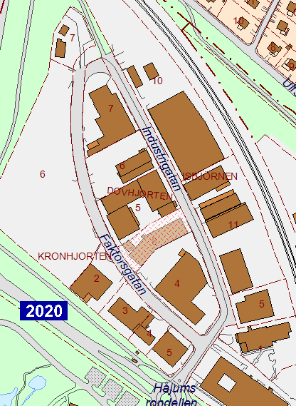 22(66 Karta Faktorsgatan BTN 405 Änr SBF 2016-001863 Stensatta ränndalar på Faktorsgatan Sammanfattning I samband med byggnation av trottoar utefter Faktorsgatans sydvästra sida bör de befintliga