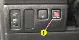 DIN I ÖVERBLICK 11 AIRBAGS FRAM Bortkoppling av passagerarens airbag Stick in tändningsnyckeln i reglaget 1 och vrid om den: i läget ON är passagerarens airbag aktiverad, i läget OFF är passagerarens