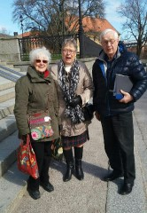 Andersson som sjöng en blandad repertoar och lade även in musikgissning i sin underhållning. Därefter serverades kaffe och kaka. Inbjudna gäster var Irene Larsson och Anna Widerberg från Vision.