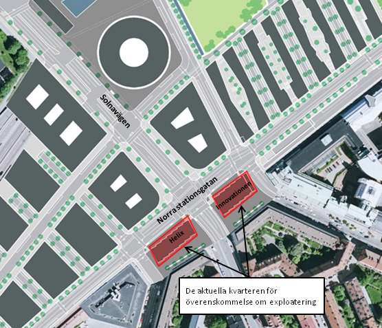 Exploateringskontorets synpunkter Denna överenskommelse om exploatering är den tredje som tecknas inom projekt Hagastaden och är av stor strategisk betydelse för områdets utveckling de kommande åren.