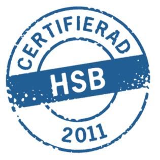 certifierad år 2012. Certifikatet är giltigt till 2014-10-31.