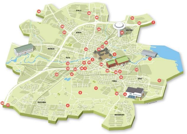 Vi besöker de senast byggda områdena och får information om kommande byggnationer under ca 3 timmar. Avresa * ICA Odensbacken kl. 08.30 * Macken, Stora Mellösa kl. 08.40 * Circle K (f.d. Statoil), Almbyplan kl.