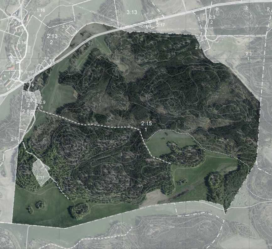 Obebyggd skogsfastighet i Valdemarsvik om totalt ca 151 ha med arealen väl samlad i ett skifte.